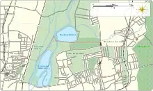 Map of Tottenham and Walthamstow, showing the route the two criminals took.