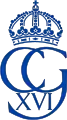 Monogramme du roi Carl XVI Gustaf.