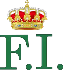 F.I. surmonté d'une couronne royale