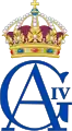 Monogramme du roi Gustave IV Adolphe.