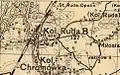 Ruda Huta (Kolonia Ruda B) sur la carte de l'Institut géographique militaire de 1931.