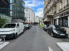 La rue en juillet 2023.