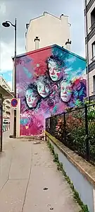 No&nbsp; 165 : mur peint.