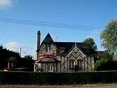 Une des dernières maisons d'avant-guerre dans Ver-Plage, rue Robert-Riethe.