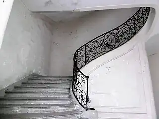 Rampe forgée de 1735.