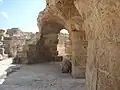 Partie des fondations des thermes d'Antonin.