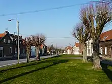 Photographie montrant la rue Pierre-Curie à Rumilly