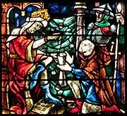 Vie de sainte Hélène de Constantinople: l'empereur Constantin envoie un messager au pape Sylvestre (6).