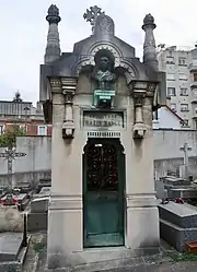 Sépulture d'Ernest Bazin.