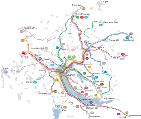 Image illustrative de l’article Réseau express régional zurichois