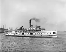 S.S. Trois-Rivières, St. Lawrence River, Qc, 1910.