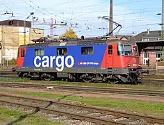 Re 421 391 de CFF Cargo à Vöklingen (Sarre, Allemagne)
