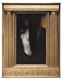 Franz von Stuck, Le Péché (1893), Munich, Neue Pinakothek.