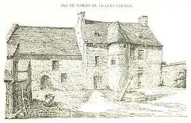 Vue de la façade (1550)