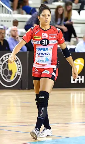 Sabrina Zazaï en juin 2017 avec Besançon.