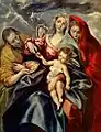 Le Greco, La Sainte Famille avec Marie-Madeleine