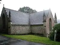 Le chevet et le transept nord.