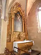 Le retable du XVIIIe&nbsp;siècle.