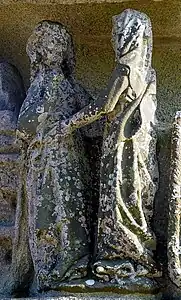 Calvaire, Tronoën : la Visitation