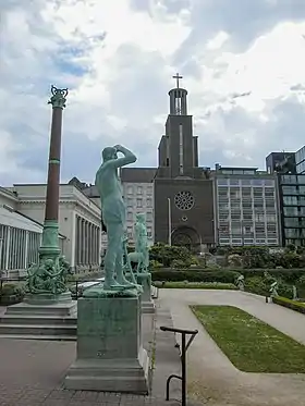 L'église du Gesù (vue à partir du jardin botanique).