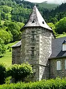 La tourelle d'escalier.