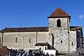 Façade sud de l'église de Saint-Romain-de-Vignague (fév.&nbsp;2012).