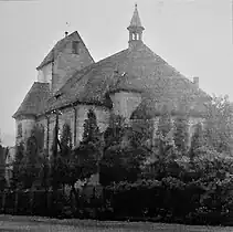 L'église en 1948 (sans tour)