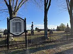 Cimetière de la paroisse catholique, boulevard Saint-Joseph, (Route 159)
