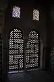 Moucharabiehs à l'Alhambra de Grenade, XIVe siècle.