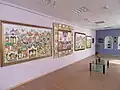 Salle d'exposition de l'Institut Gorki des beaux arts à Palekh