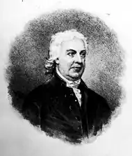 Le président pro tempore du Sénat Samuel Livermore.