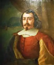Portrait de Samuel de Champlain.