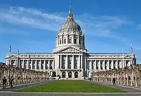 Hôtel de ville de San Francisco (États-Unis).