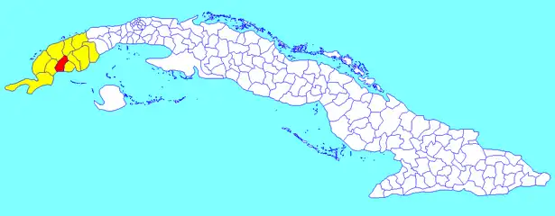 Municipalité de San Juan y Martínez dans la province de Pinar del Río