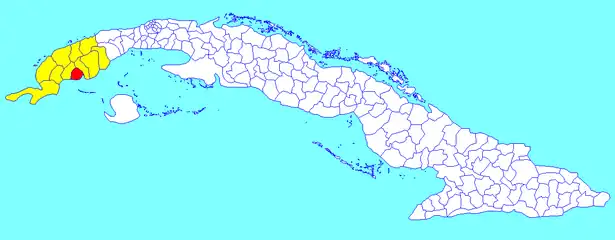 Municipalité de San Luis dans la province de Pinar del Río