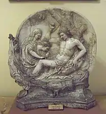 Sculpture rare en albâtre, 1763, Académie royale des beaux-arts Saint-Ferdinand, Madrid.