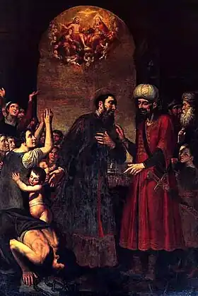 Giovanni Bernardino Azzolini, Saint Paulin libérant l'esclave