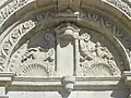 Tympan du portail.
