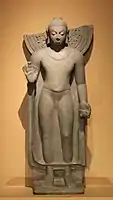 Bouddha debout. Sarnath, Ve&nbsp;siècle, Musée indien.