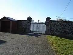 Le cimetière communal en 2012.