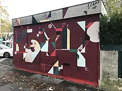 Entrée de la polyclinique de COurlancy,