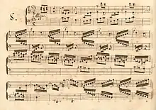 partition manuscrite