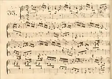 partition manuscrite