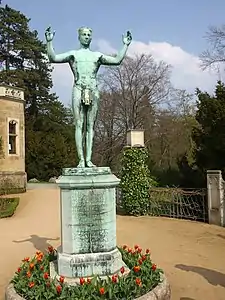 Adorateur du soleil, Dresde, Schloss Eckberg&nbsp;(de).