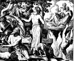 Illustration de la parabole du Riche et du pauvre Lazare