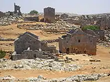 Ruines du village mort de Sergilla (plan ci-dessous)