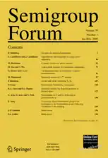 Image illustrative de l’article Semigroup Forum