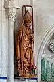 Saint Nicolas - Bois sculpté du XVIe siècle.