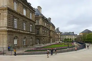 Façade est du palais