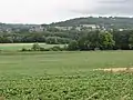 Vue sur la vallée de l'Aisne avec au loin Missy-sur-Aisne.